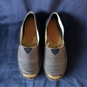 Canvas Kuba Navy Flats